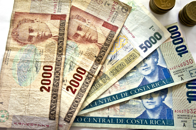 costa rican currency