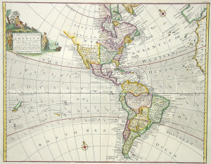 Map of America from 1744