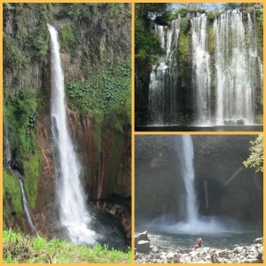 Costa Rica Waterfalls Collage